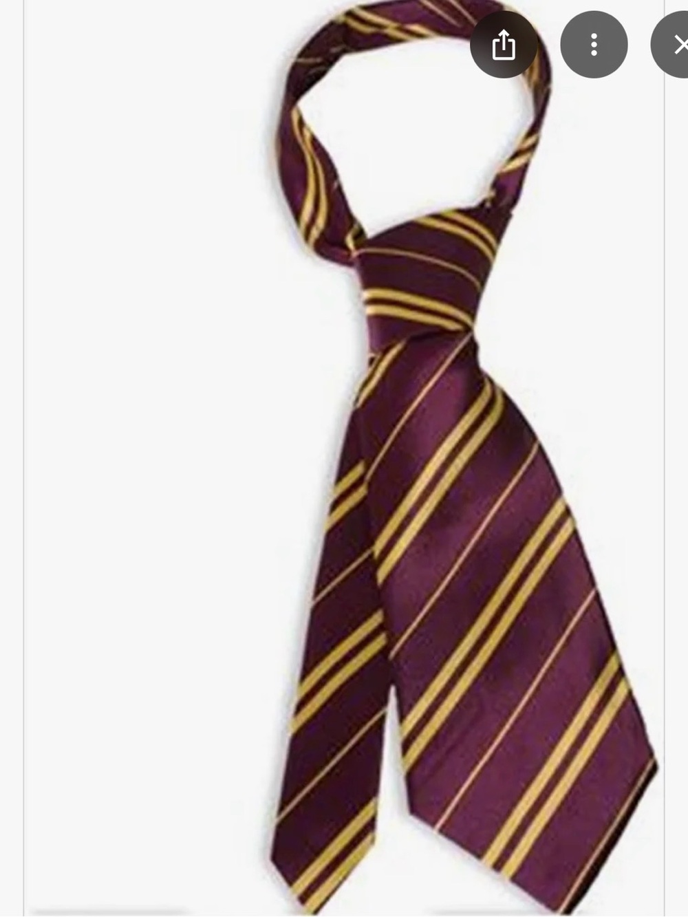 Harry Potter Gryffindor Tie Halloween Costume Accessory